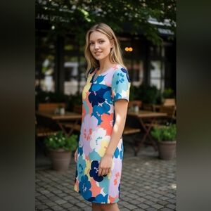 Trina Turk Vibrant Floral Mini Dress